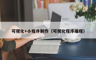 黄南可视化+小程序制作（可视化程序编程）